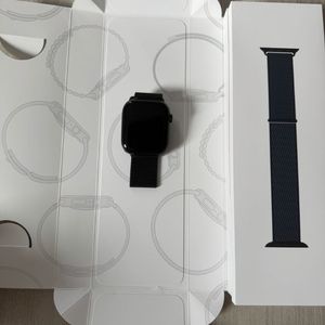 애플워치10 46mm 제트블랙 애케플