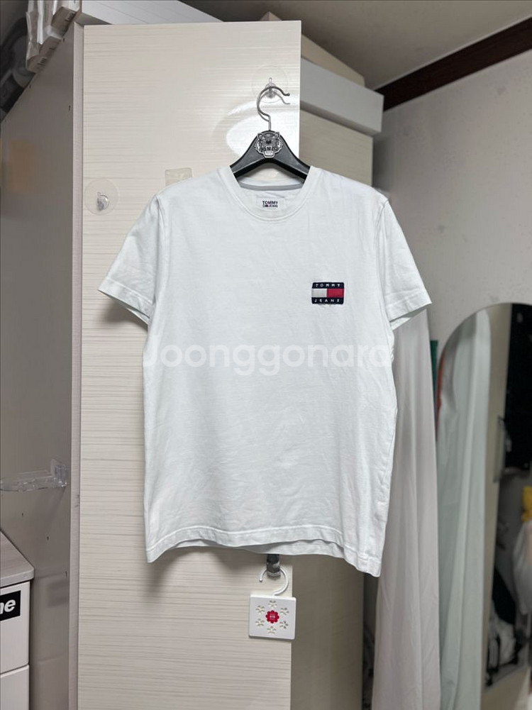 타미힐피거 타미진스 빅로고 초고퀄 면 반팔티--1