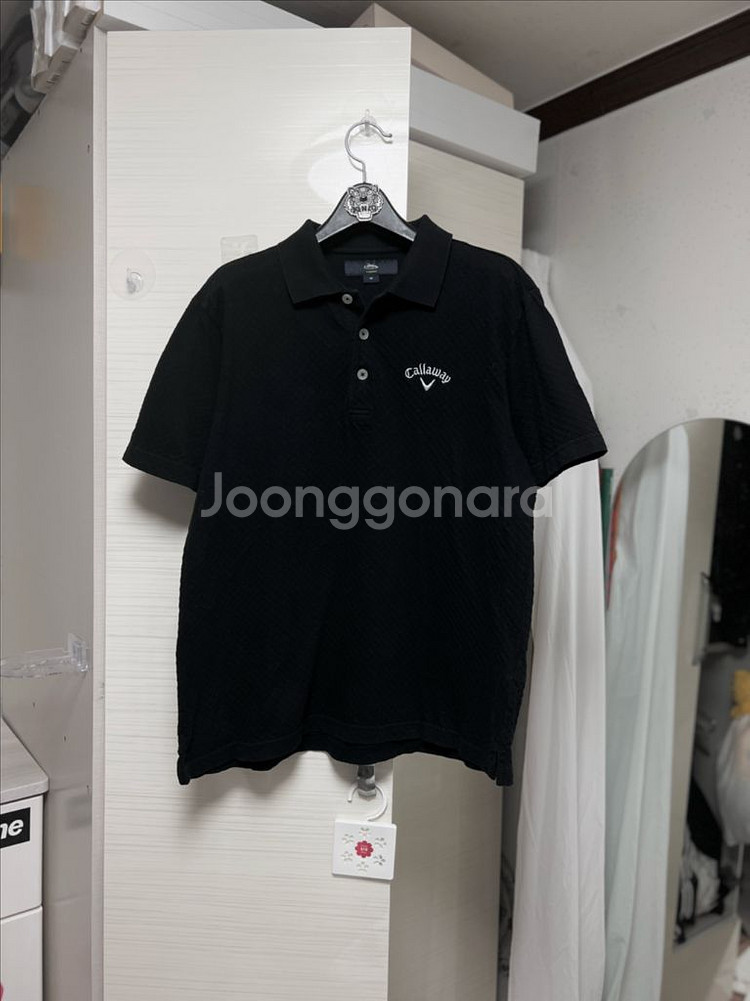 남녀공용 캘러웨이 골프 반팔 카라티--1