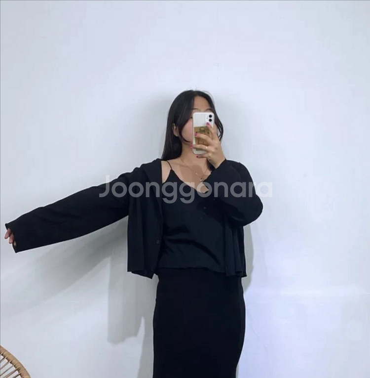 다온 빅사이즈 쿨링 여리핏 나시 + 가디건 세트--9