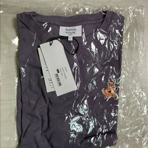 메종키츠네 보라색 티셔츠 xs