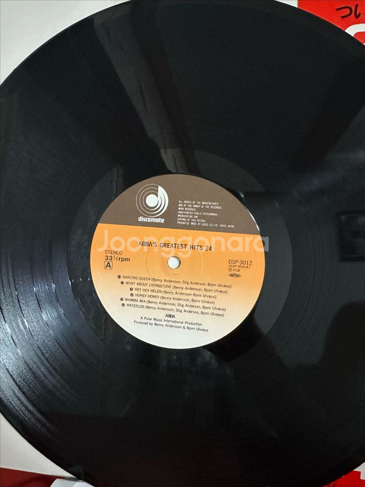 (민트급알판)ABBAs Greatest Hits lp--3