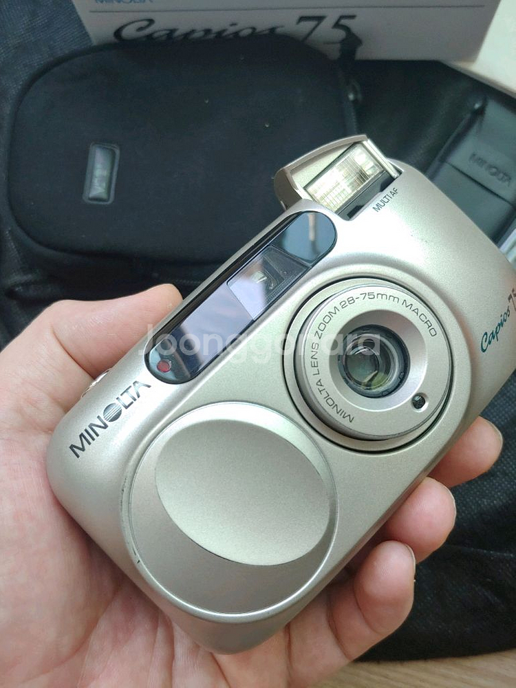 미놀타 Capios 75 필름 카메라 풀세트--1