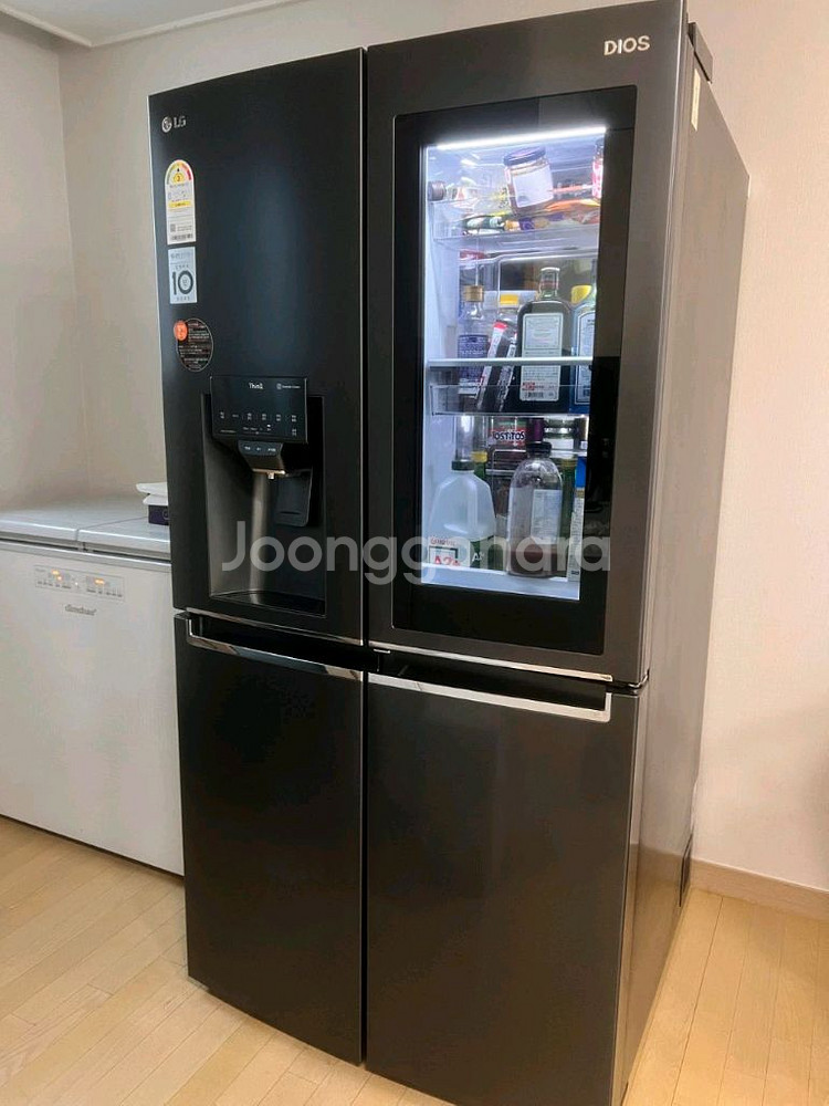 lg디오스 얼음정수기 냉장고--0