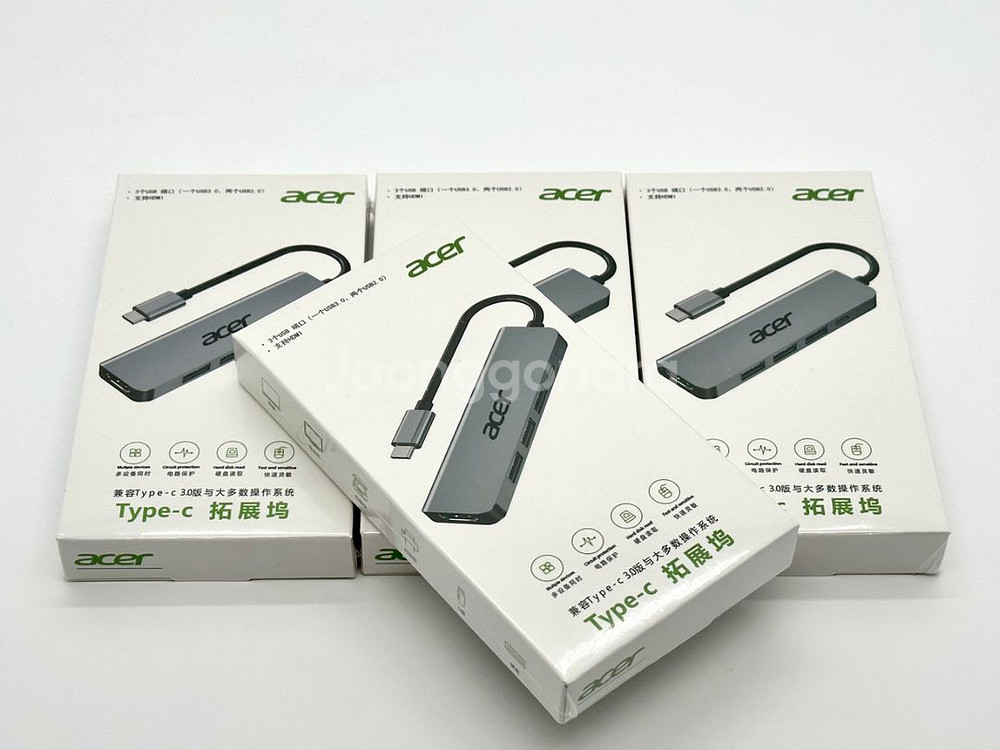 새상품 미개봉 acer 정품 type-c 허브 5in1--0