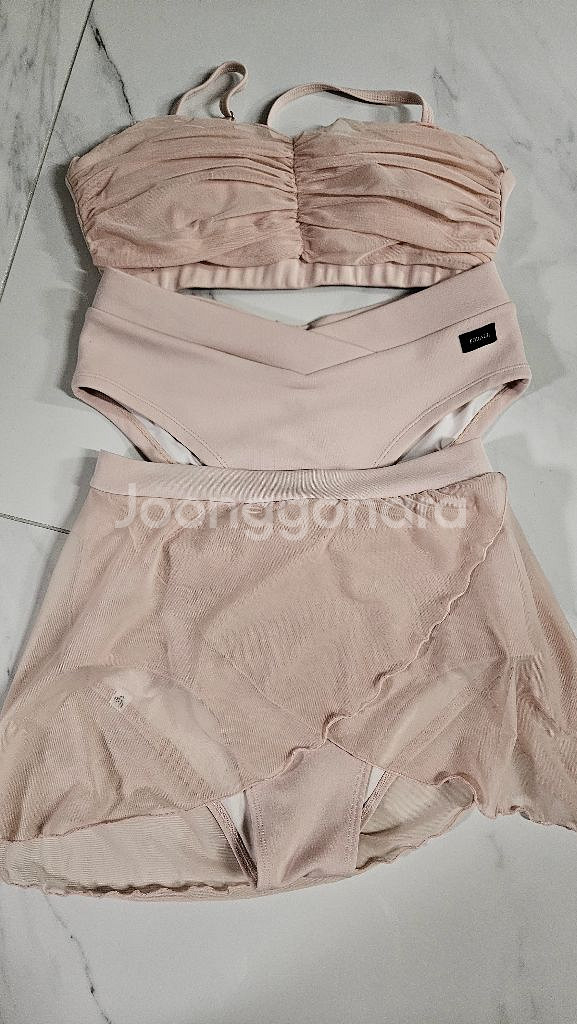 포럴폴웨어 쓰리휘스 노랑 M 무배--0