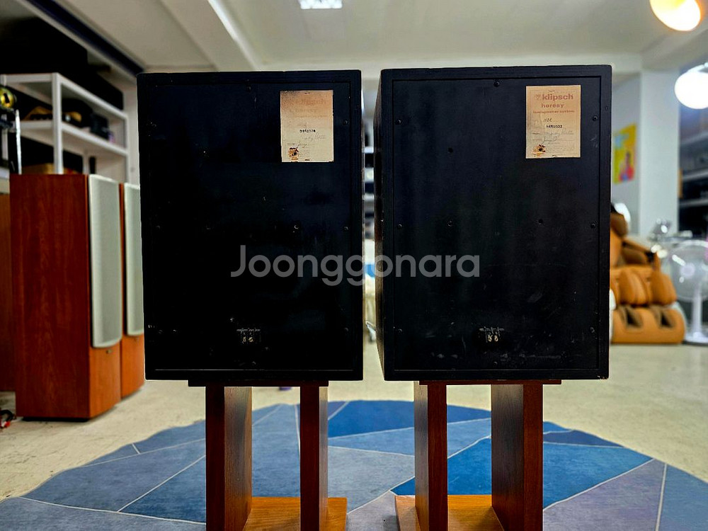 클립쉬 헤레시 초기형 스피커ㅡ바우하우스고급 스탠드ㅡ--5