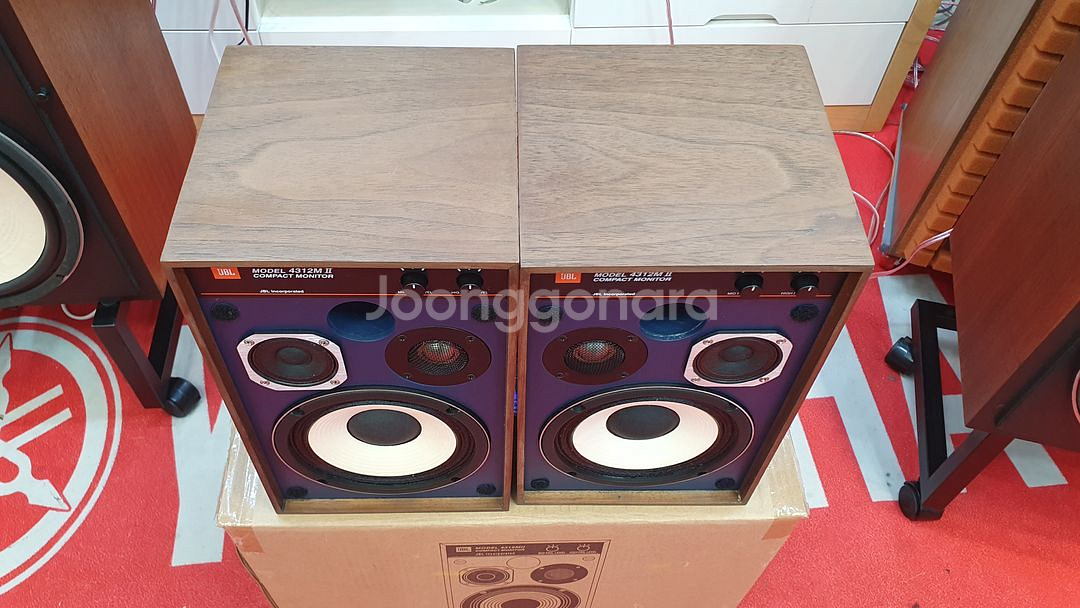 JBL4312M2스피커/원박스/단순개봉/초민트급--4