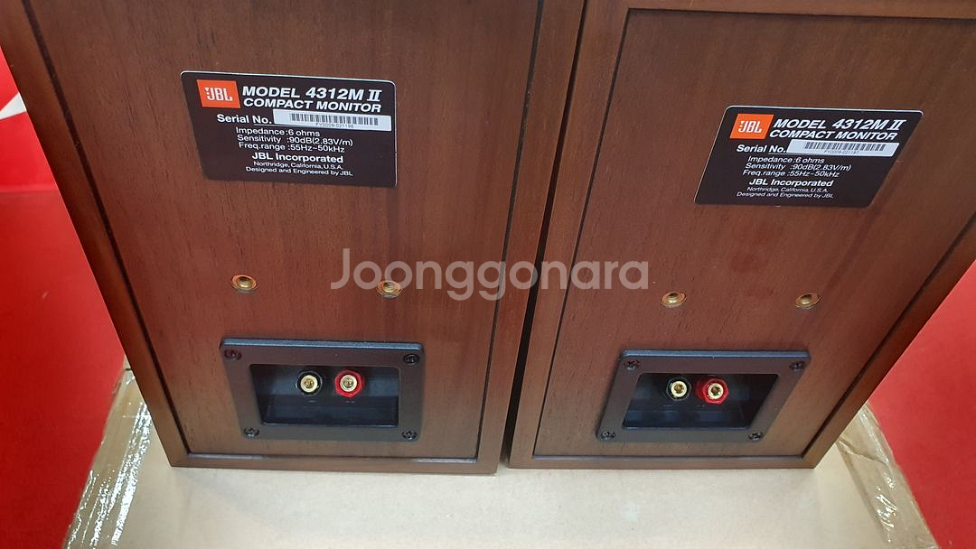 JBL4312M2스피커/원박스/단순개봉/초민트급--5