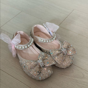 여아 리본 구두 165사이즈 핑크색