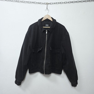 [ZARA] 남성 퀄팅 데님 재킷 XL