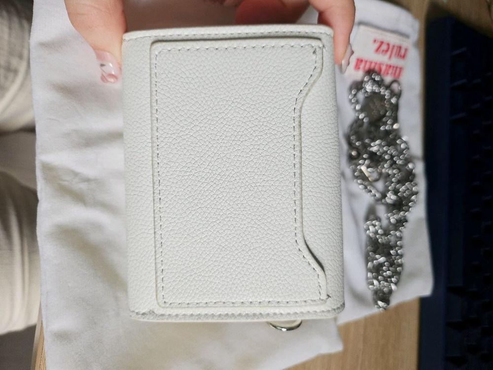 (원가 56,000)마스마룰즈 마이크로 월렛백 화이트--2