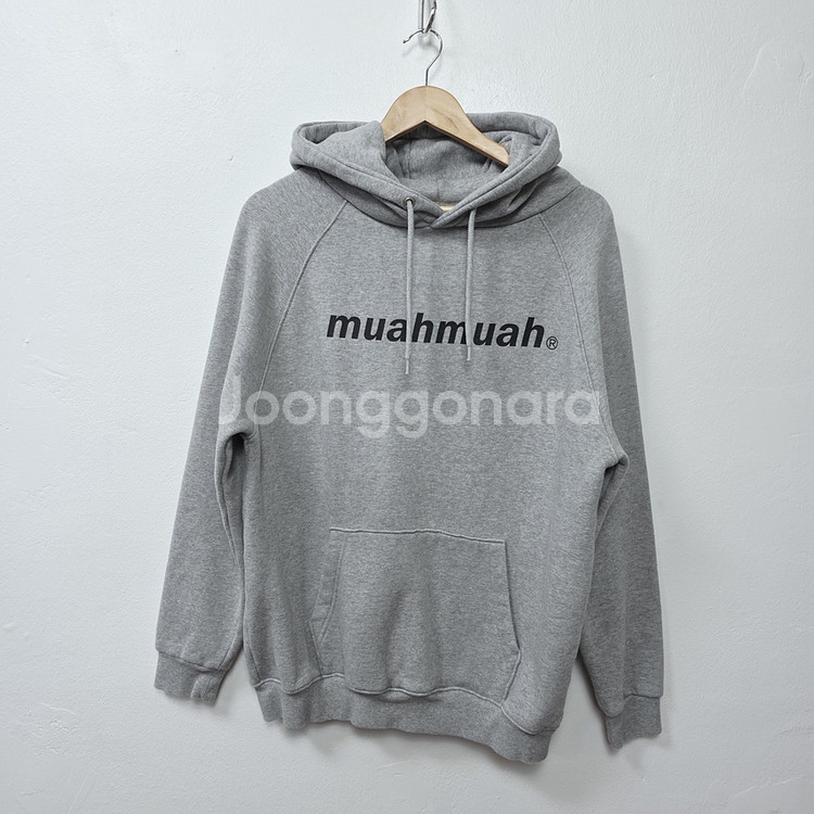 [muahmuah] 여성 오버핏 기모 후드티 FREE--0