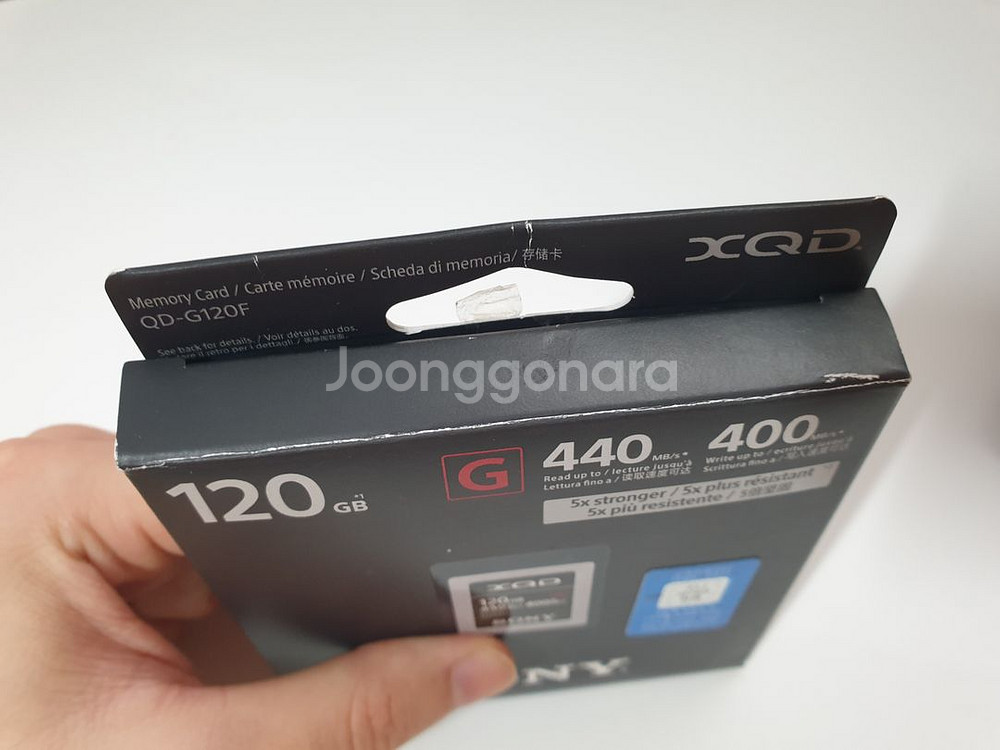 소니 XQD 120gb + XQD 리더기 일괄 판매--1