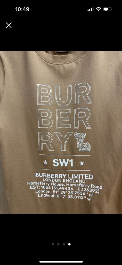 버버리 키즈 여아 티셔츠(10y) 이미지