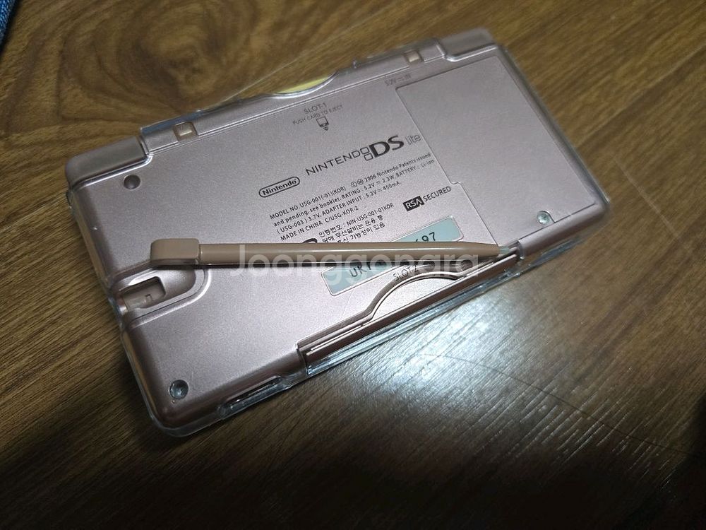 닌텐도 DSL DS lite로즈핑크 R4칩 포함--0