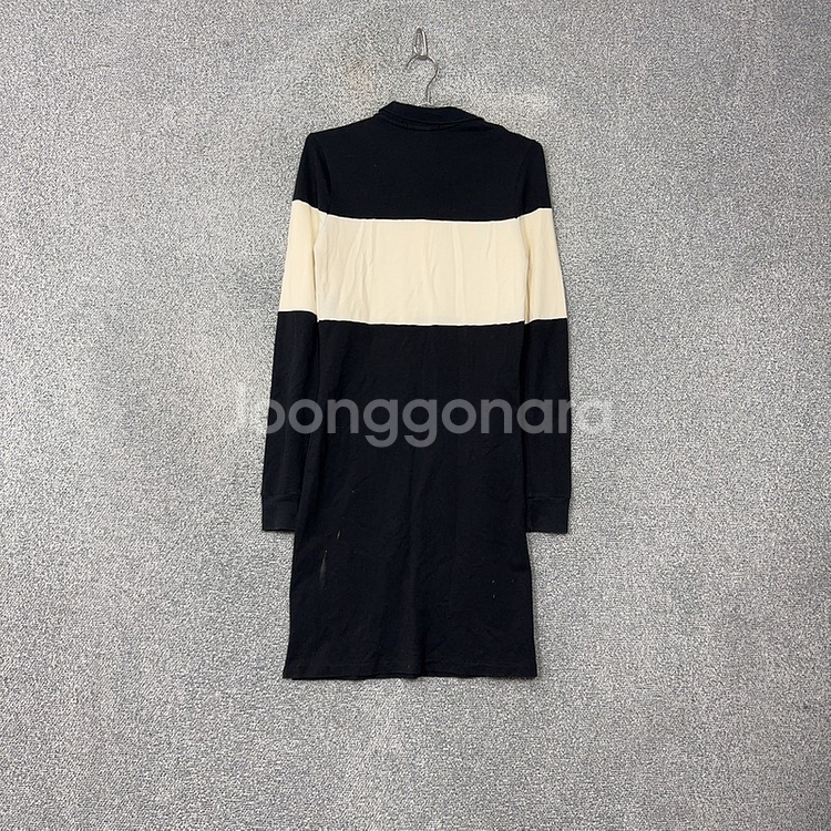폴로 빈티지 금장자수 로고 카라 원피스 M--1
