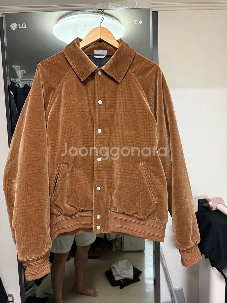 디올 23fw 브라운 블루종 봄버 자켓 52(105)--0