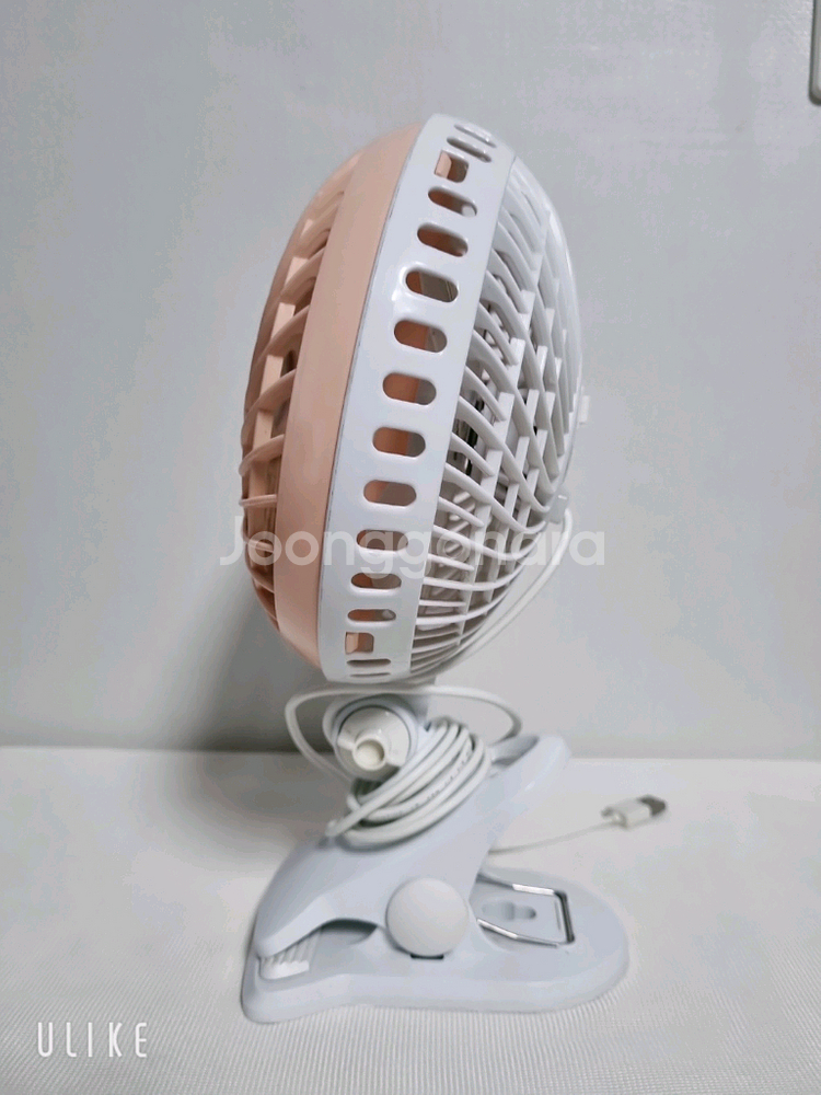 집게형 탁상용 선풍기--2