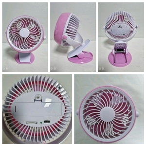 집게형 충전식 탁상 선풍기
