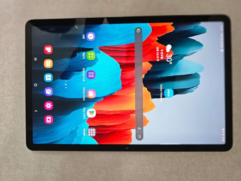 갤럭시 탭s7 플러스 미스틱 블랙 wifi 128GB 이미지