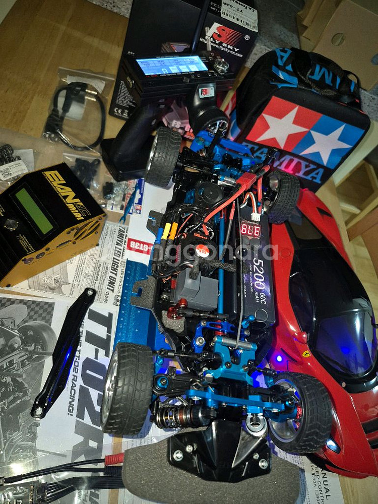 각종교신가능RC카타미야TT02R튜닝UP라페라리알씨카풀셋--1