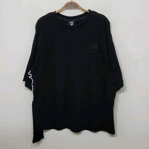 (XL) 라이프워크 반팔티 블랙 면티셔츠 캐주얼 라운드