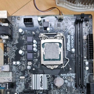i5 9400f + h310cm-dvs + 써모랩 쿨러