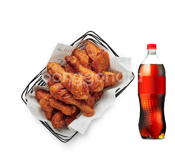 교촌레드콤보+콜라1.25L--0