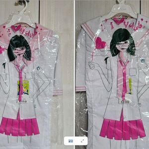 [미착용] 분홍 세라복 블라우스 근명고 하복 2벌