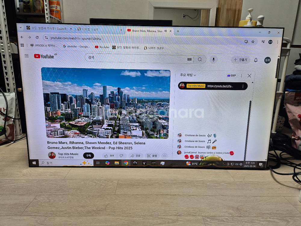 LG 47인치 사이니지 모니터 47LV35A-4B부품용--0