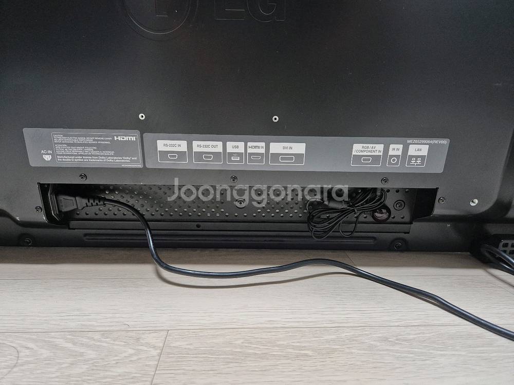 LG 47인치 사이니지 모니터 47LV35A-4B부품용--4