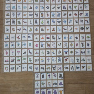 포켓몬 시즌4 띠부씰 168종 전종세트
