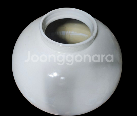 골동품 앤틱 인테리어 장작가마 특 대형 백자 달항아리--1
