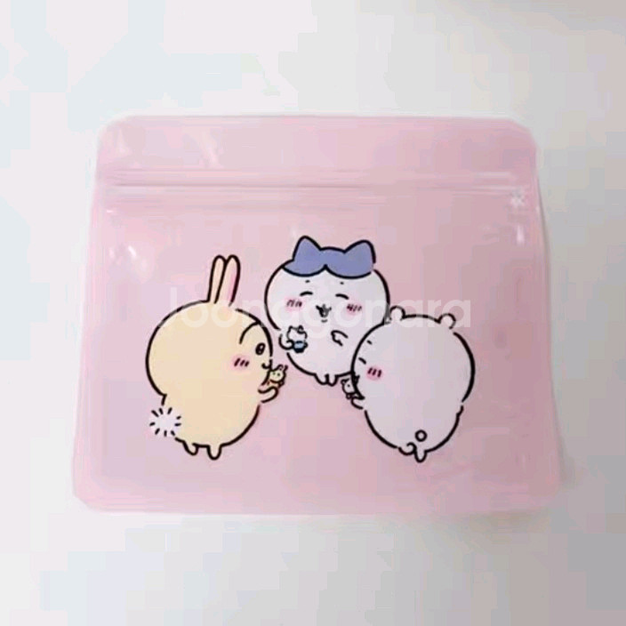 치이카와 먼작귀 소형 지퍼백--4
