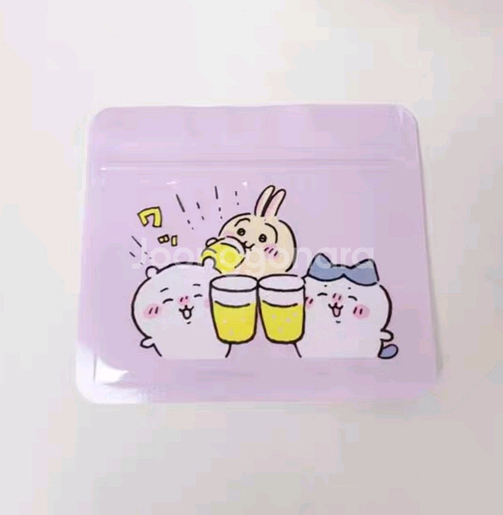치이카와 먼작귀 소형 지퍼백--6