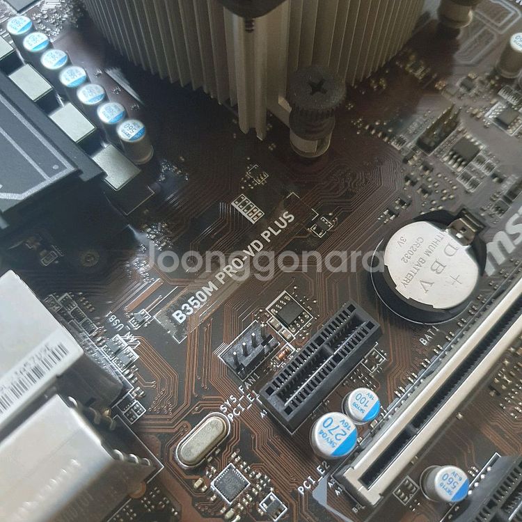 AMD AM4 b350 메인보드 + 라이젠7 2700--3
