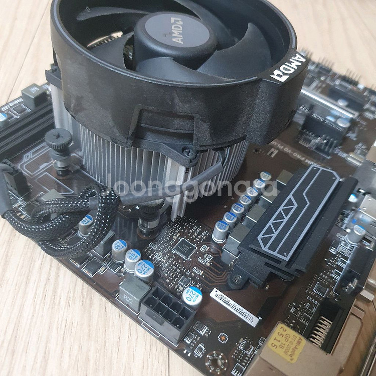 AMD AM4 b350 메인보드 + 라이젠7 2700--4