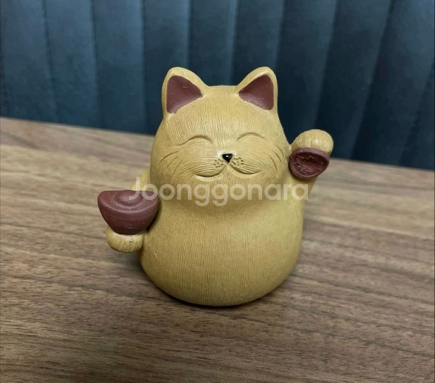 럭키 고양이 다기 차총--0