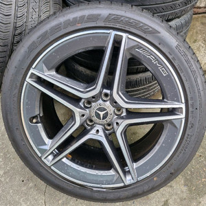 중고 휠+타이어 벤츠 AMG 19인치 (한대분)