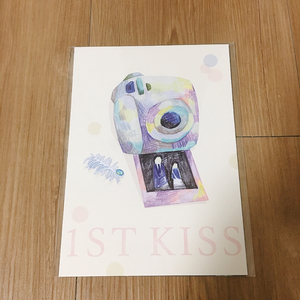 첫 번째 키스 일러스트 엽서