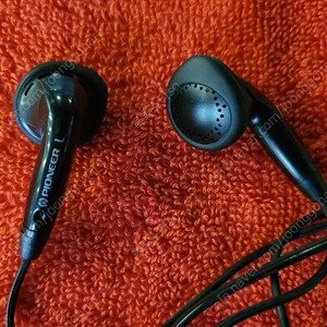 파이오니아 MD워크맨용 리모콘용 짧은줄 이어폰(SP).