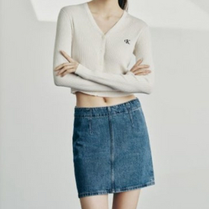 CK 청치마 캘빈클라인 데님 스커트