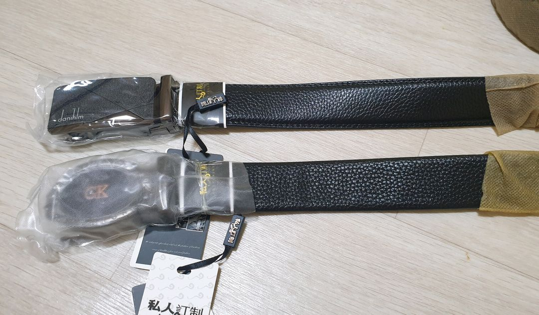 부드러운 가죽 반자동 벨트--1