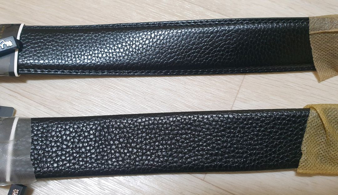 부드러운 가죽 반자동 벨트--2