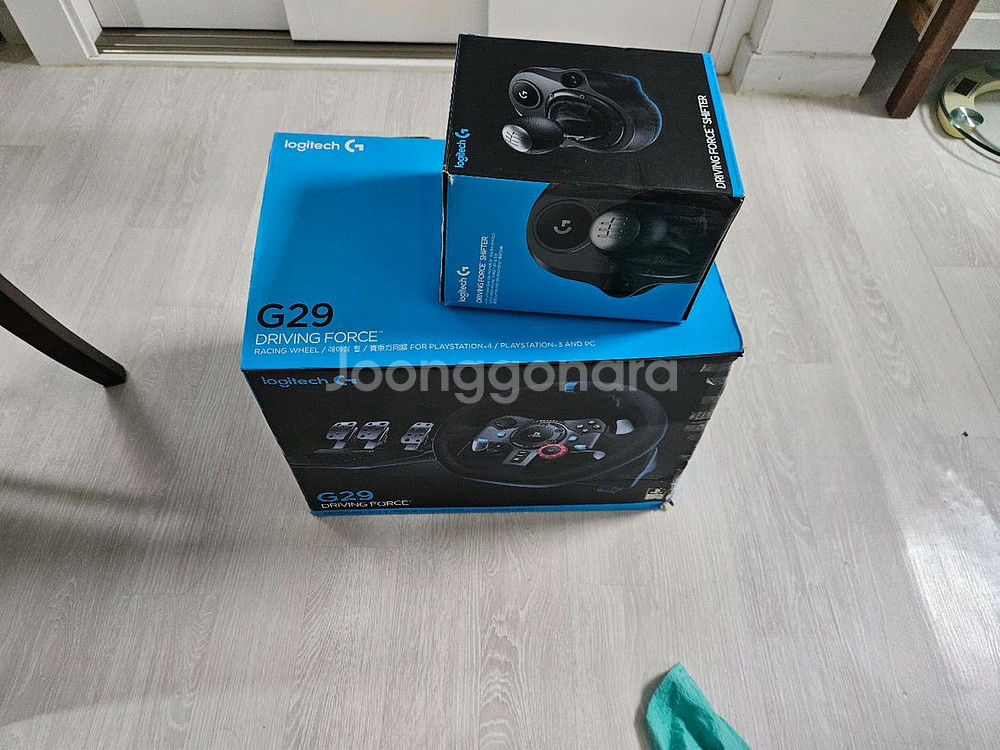 로지텍 G29 레이싱휠 + 쉬프터--1
