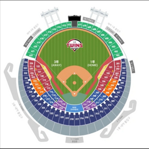 9/14(일) LG KIA 1루 외야 4연석