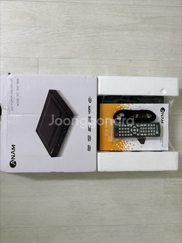 아남 DVD 플레이어 HDA-3000 (새제품)--7