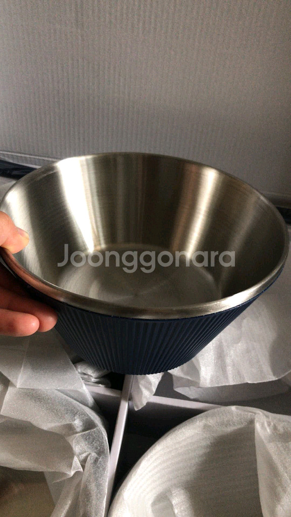 밀양도자기 면기수저 4세트 새상품--0