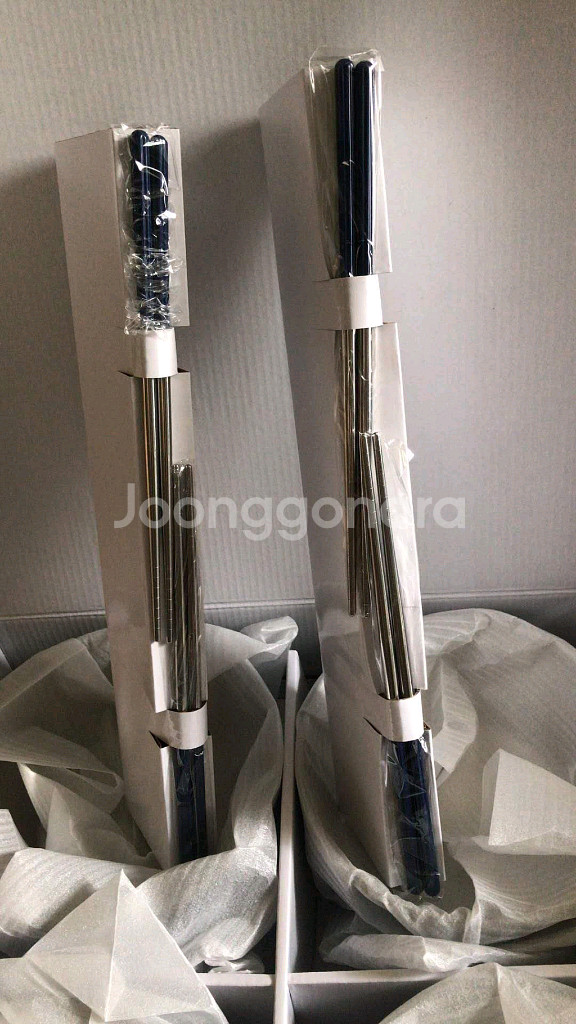 밀양도자기 면기수저 4세트 새상품--2